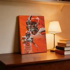 Baker Mayfield Sports Celebrity Art Deco Poster 7 Canvas Wall Art Poster Decor Gift