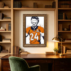 Champ Bailey Art Poster 1 Canvas Wall Art Poster Decor Gift