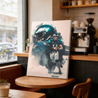 Carson Wentz Art Sports Decorative Poster School Dormitory 3 Canvas Wall Art Poster Decor Gift