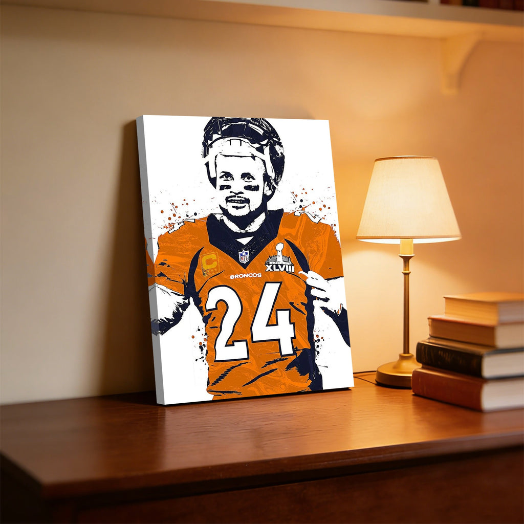 Champ Bailey Celebrity Sports Art Poster School Dining Room Decoration 1 Canvas Wall Art Poster Decor Gift