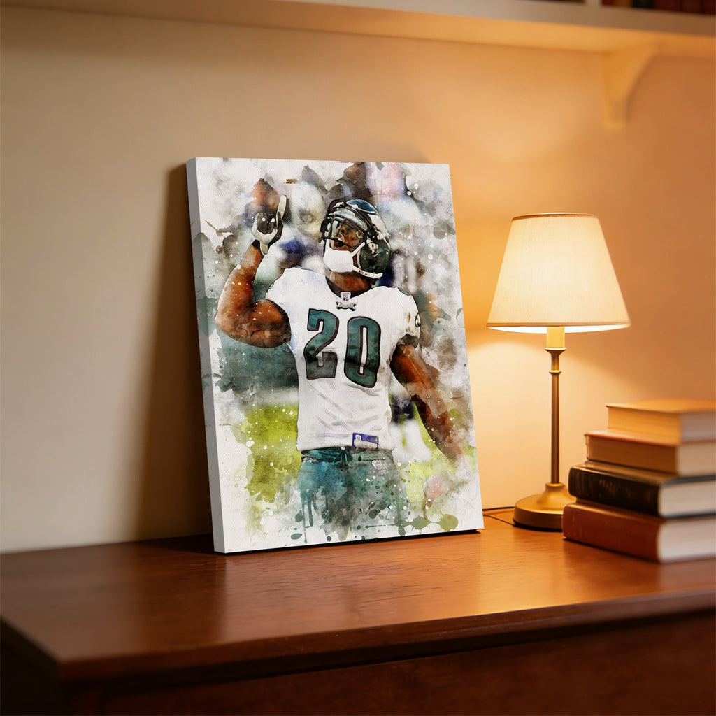 Brian Dawkins Art Poster 9 Canvas Wall Art Poster Decor Gift