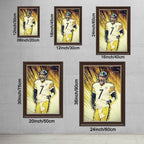 Ben Roethlisberger Celebrity Sports Art Poster School Dining Room Decoration 5 Canvas Wall Art Poster Decor Gift