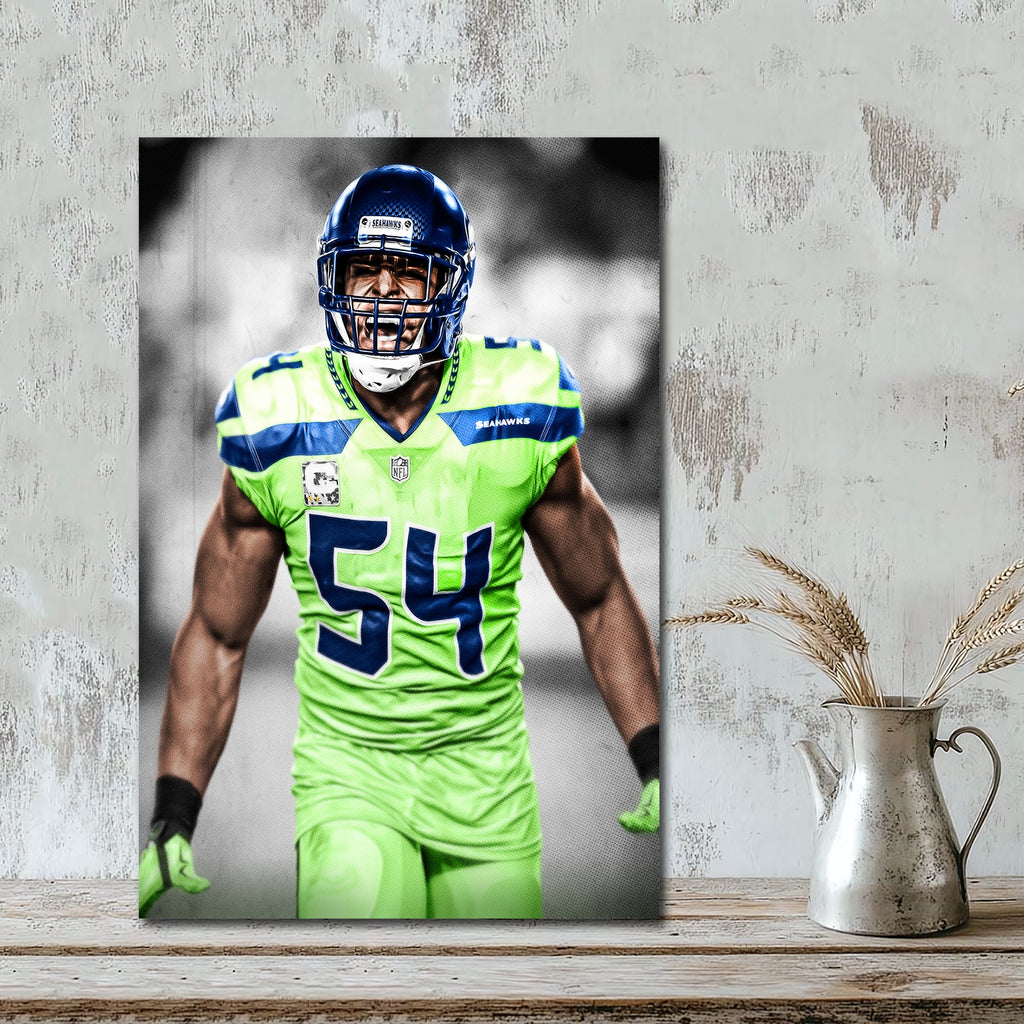 Bobby Wagner Art Sports Decorative Poster School Dormitory 7 Canvas Wall Art Poster Decor Gift