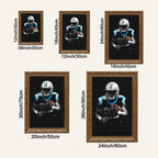 Christian McCaffrey Art Sports Decorative Poster School Dormitory 5 Canvas Wall Art Poster Decor Gift