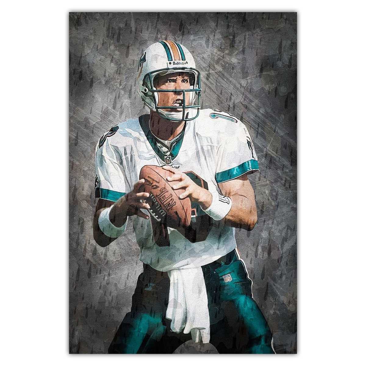 Dan Marino Celebrity Sports Art Poster School Dining Room Decoration 0 Canvas Wall Art Poster Decor Gift