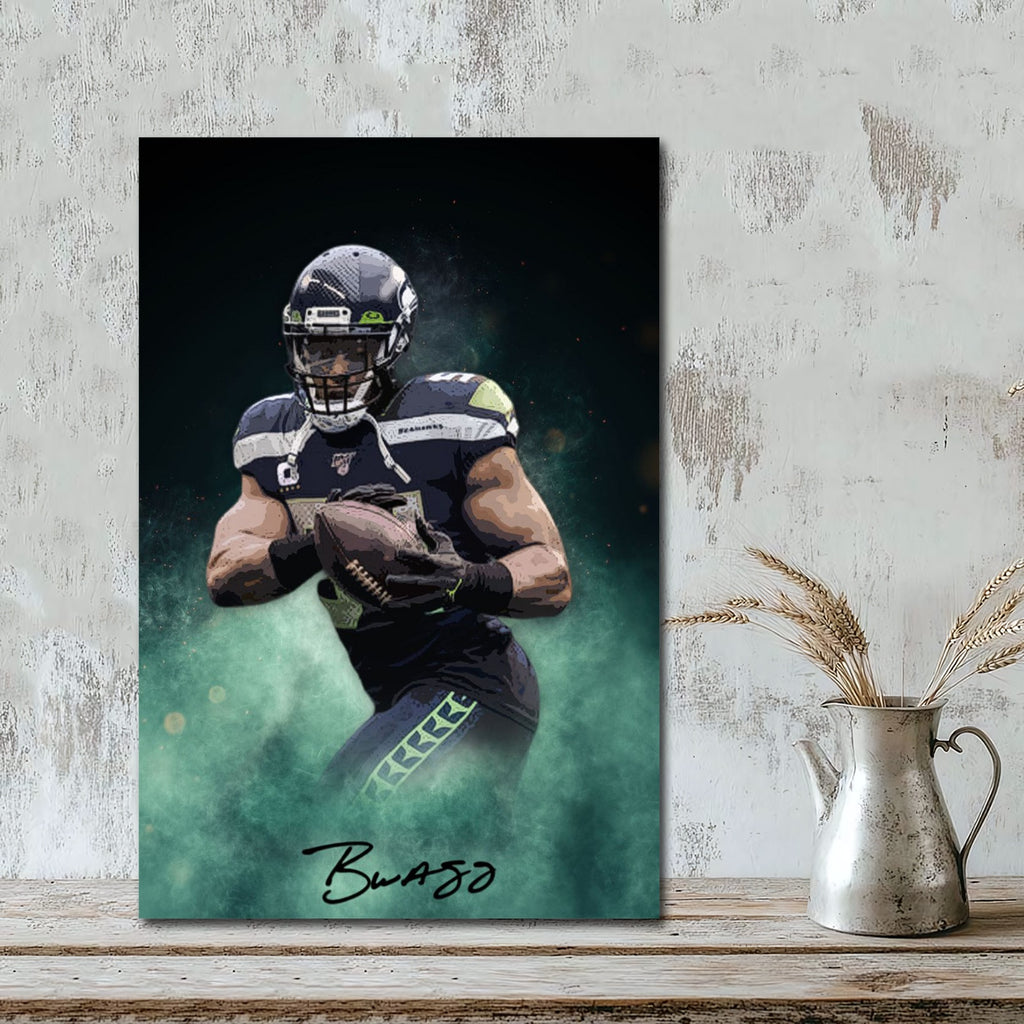 Bobby Wagner Celebrity Sports Art Poster School Dining Room Decoration 4 Canvas Wall Art Poster Decor Gift