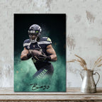 Bobby Wagner Celebrity Sports Art Poster School Dining Room Decoration 4 Canvas Wall Art Poster Decor Gift