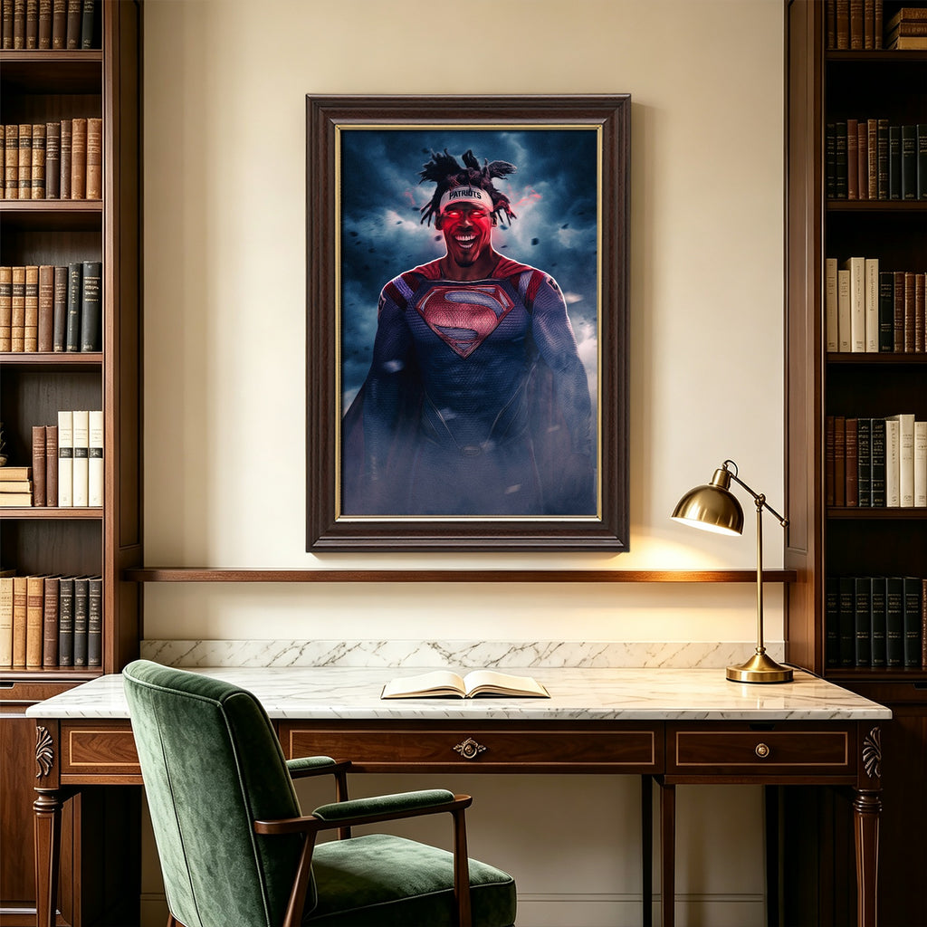 Cam Newton Art Sports Decorative Poster School Dormitory 4 Canvas Wall Art Poster Decor Gift