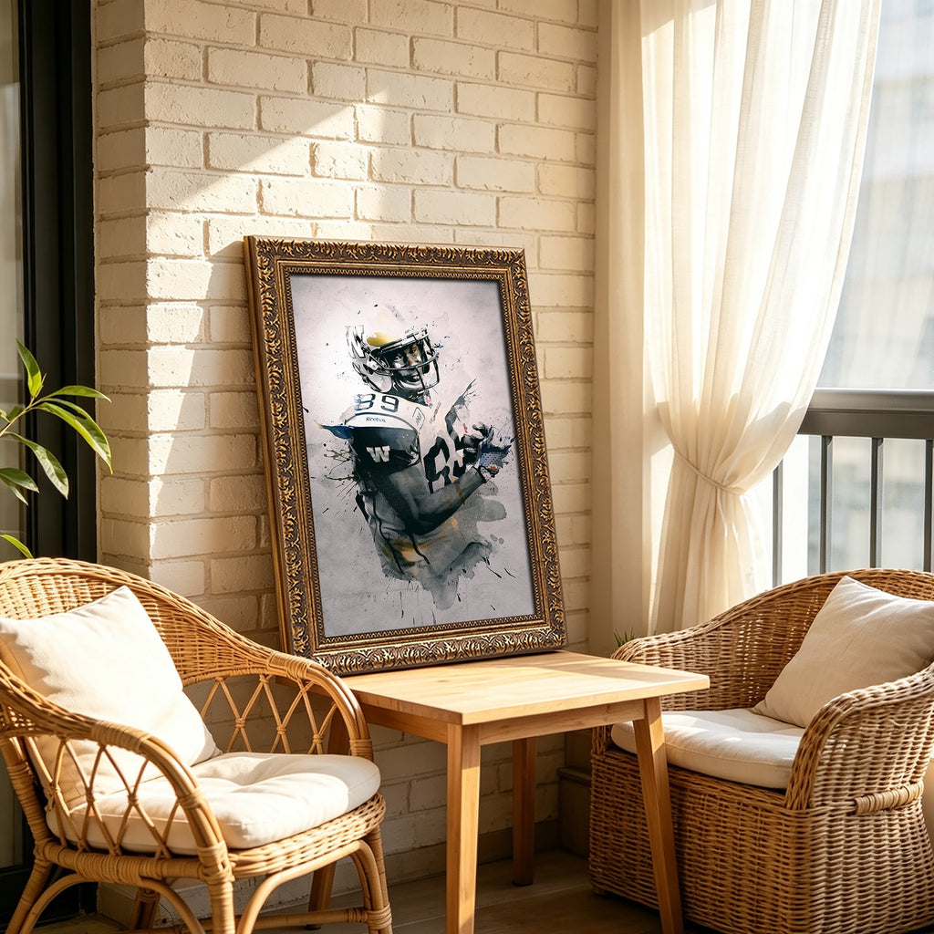 Clarence Denmark Art Sports Decorative Poster School Dormitory 7 Canvas Wall Art Poster Decor Gift