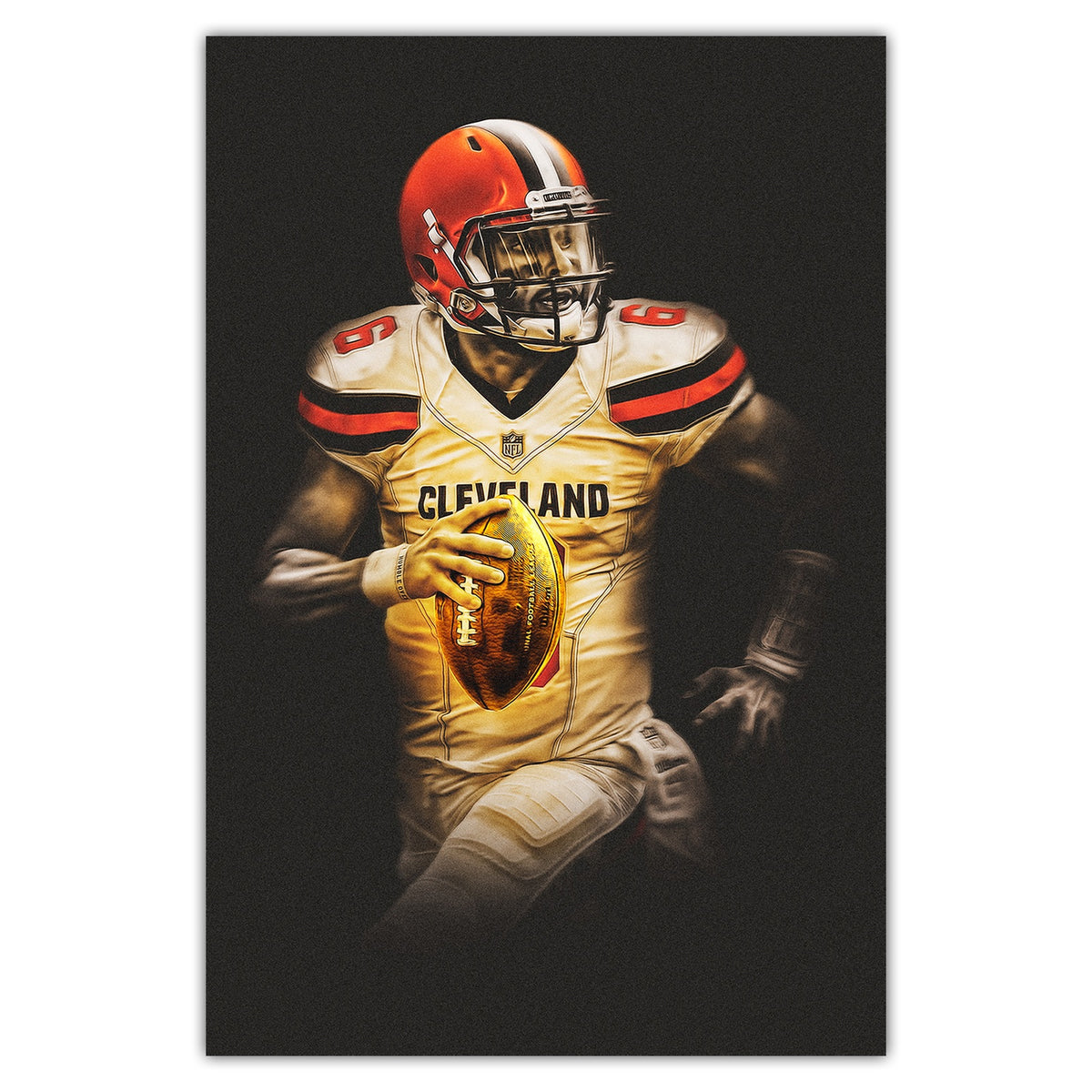 Baker Mayfield Art Sports Decorative Poster School Dormitory 1 Canvas Wall Art Poster Decor Gift