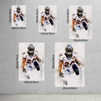 Brian Dawkins Art Poster 7 Canvas Wall Art Poster Decor Gift