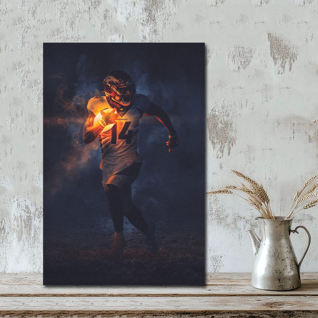 Courtland Sutton Art Sports Decorative Poster School Dormitory 2 Canvas Wall Art Poster Decor Gift