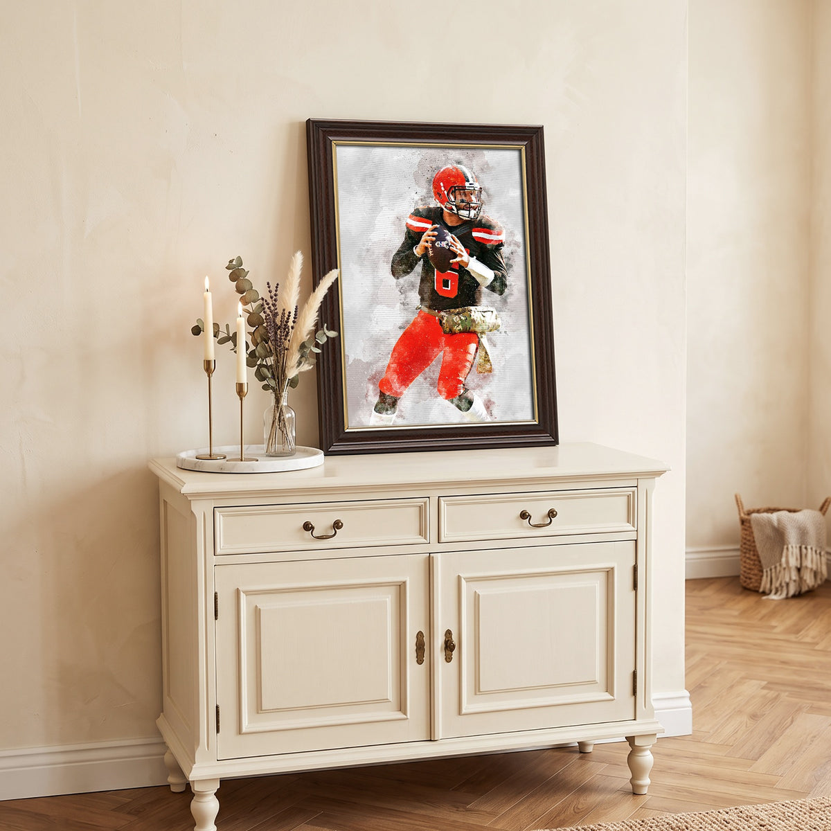 Baker Mayfield Celebrity Sports Art Poster School Dining Room Decoration 8 Canvas Wall Art Poster Decor Gift