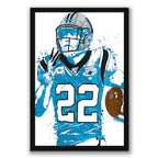 Christian McCaffrey Celebrity Sports Art Poster School Dining Room Decoration 9 Canvas Wall Art Poster Decor Gift