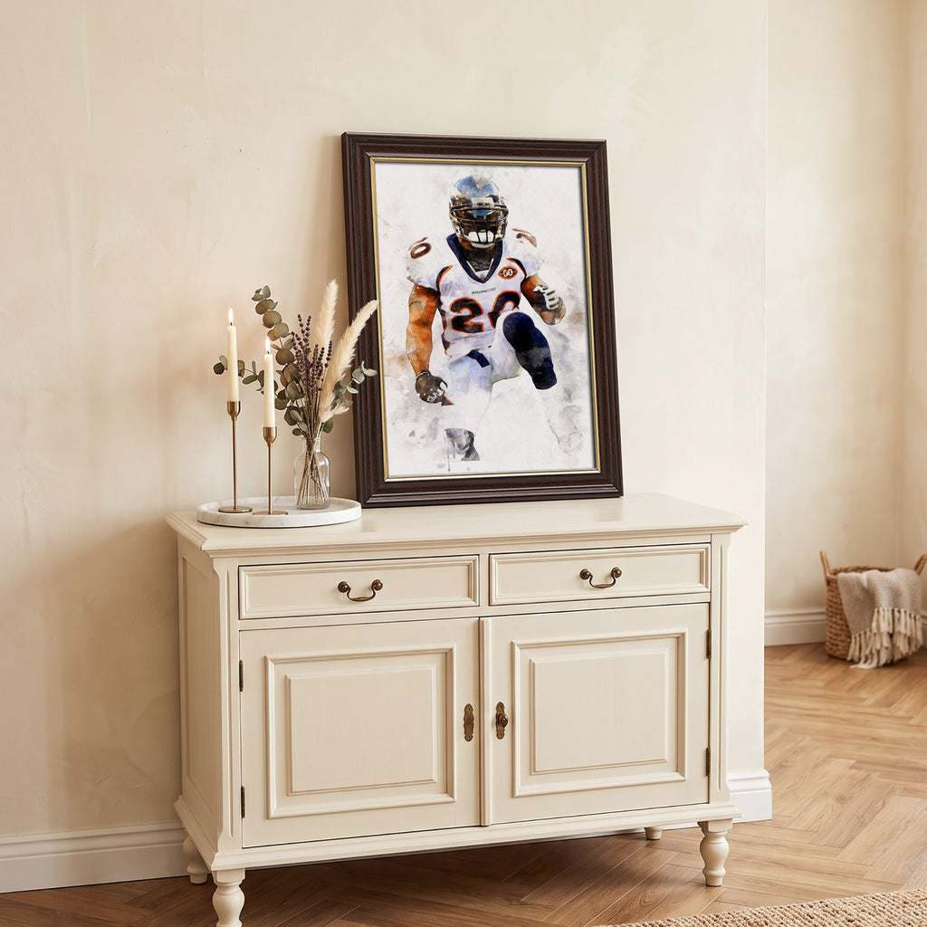 Brian Dawkins Art Poster 7 Canvas Wall Art Poster Decor Gift