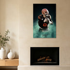 Baker Mayfield Celebrity Sports Art Poster School Dining Room Decoration 11 Canvas Wall Art Poster Decor Gift