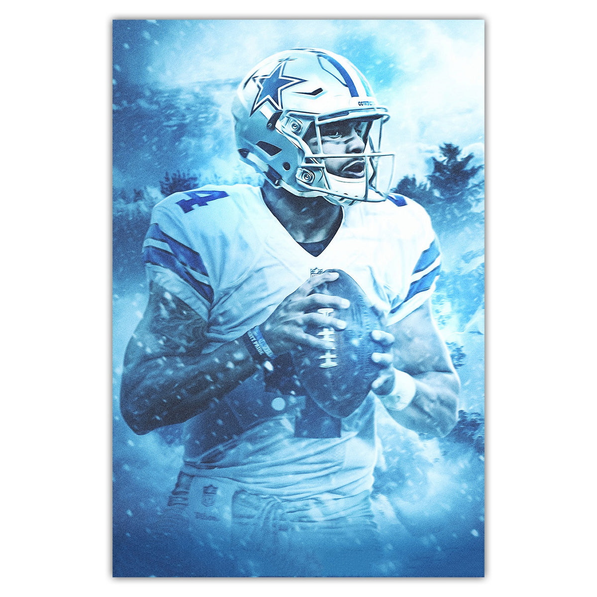 Dak Prescott Art Sports Decorative Poster School Dormitory 7 Canvas Wall Art Poster Decor Gift