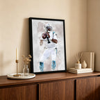 Cam Newton Celebrity Sports Art Poster School Dining Room Decoration 1 Canvas Wall Art Poster Decor Gift