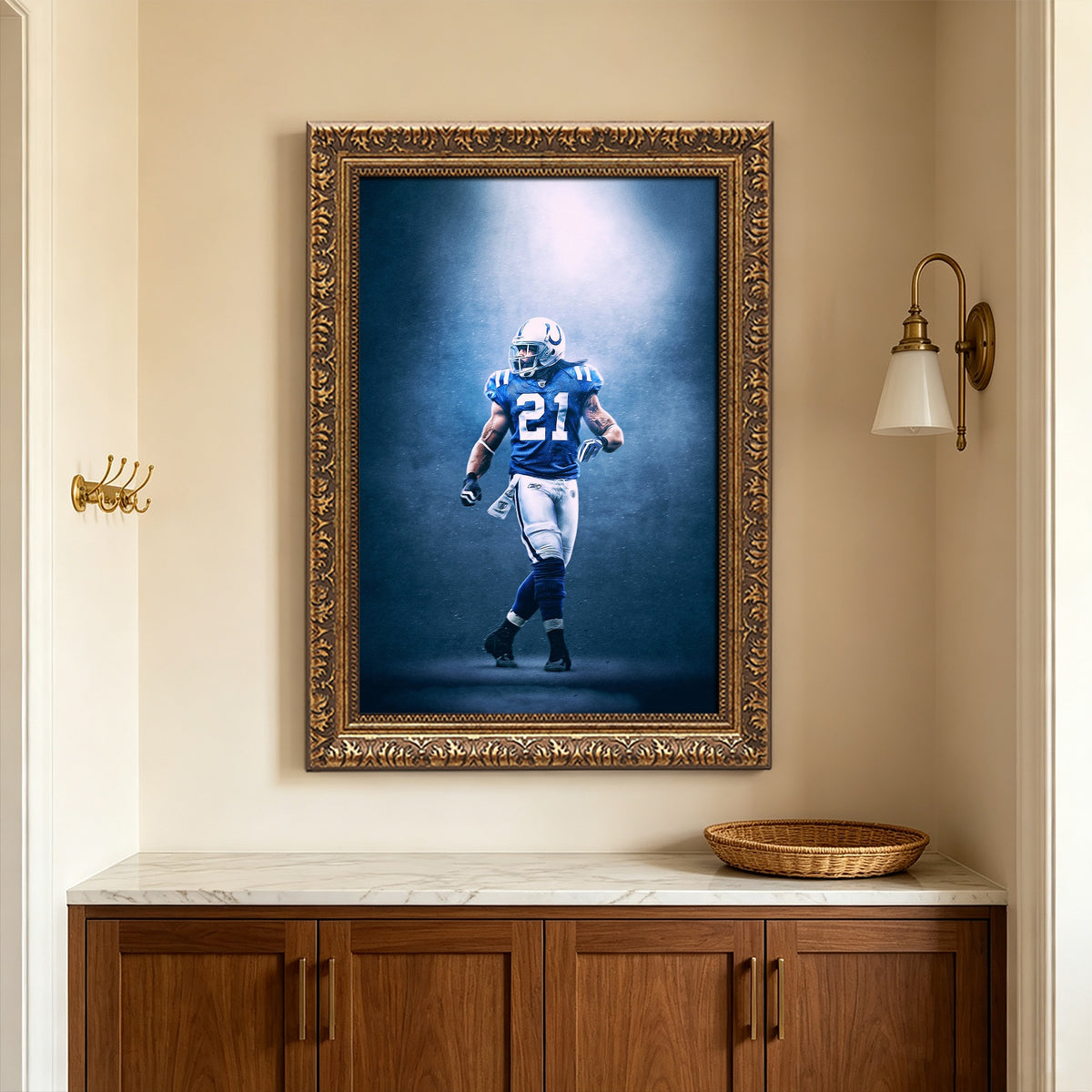 Bob Sanders Art Sports Decorative Poster School Dormitory 7 Canvas Wall Art Poster Decor Gift
