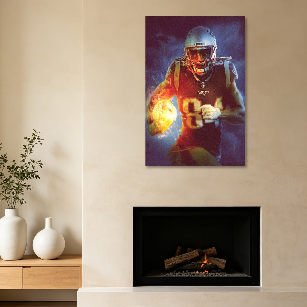 Cordarrelle Patterson Art Sports Decorative Poster School Dormitory 6 Canvas Wall Art Poster Decor Gift