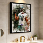 Brian Dawkins Art Poster 4 Canvas Wall Art Poster Decor Gift