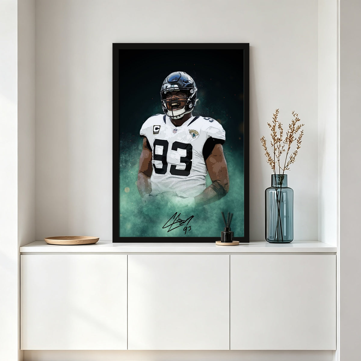 Calais Campbell Celebrity Sports Art Poster School Dining Room Decoration 7 Canvas Wall Art Poster Decor Gift