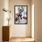 Cam Newton Celebrity Sports Art Poster School Dining Room Decoration 6 Canvas Wall Art Poster Decor Gift
