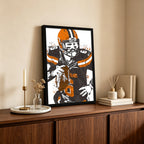 Baker Mayfield Art Poster 1 Canvas Wall Art Poster Decor Gift