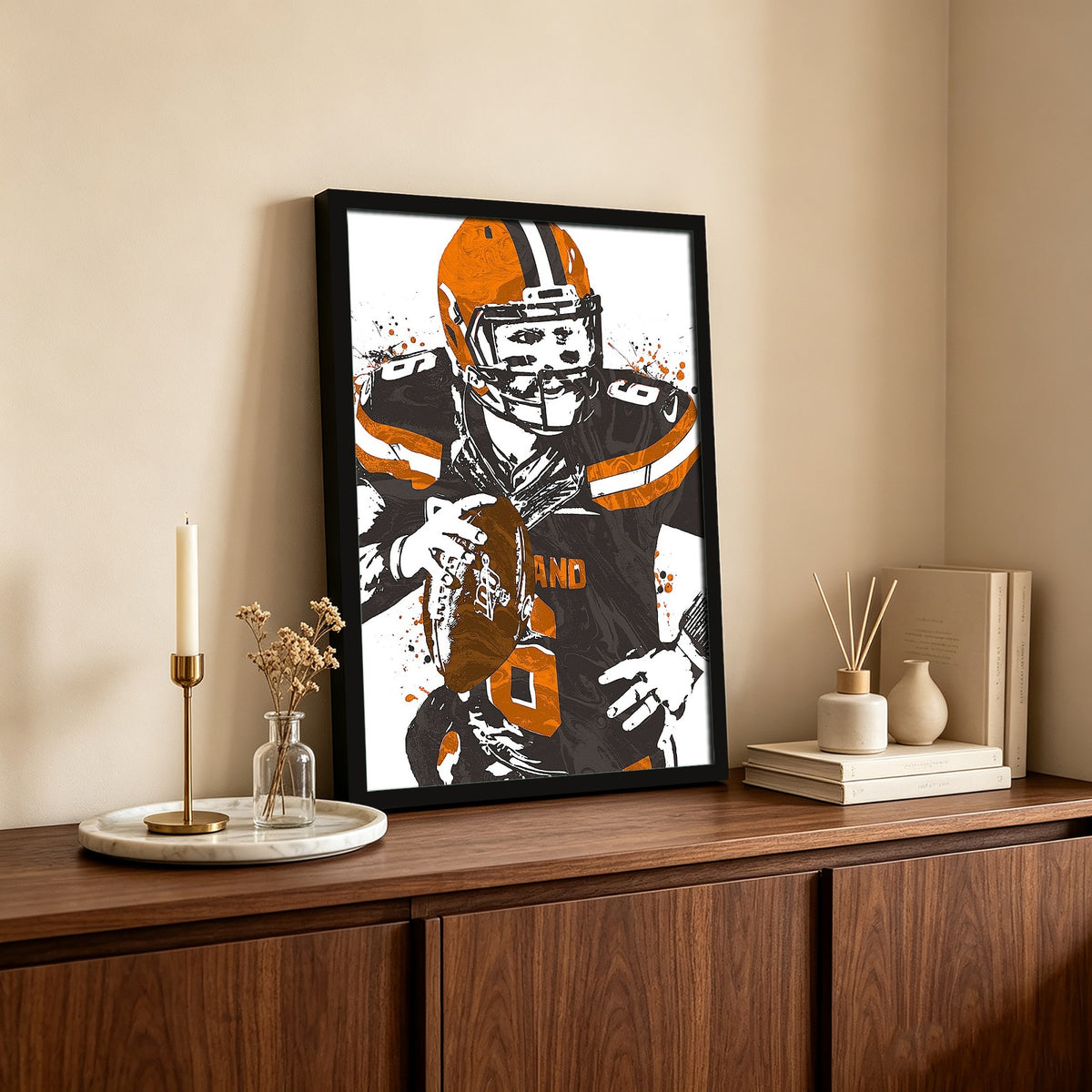 Baker Mayfield Art Poster 1 Canvas Wall Art Poster Decor Gift
