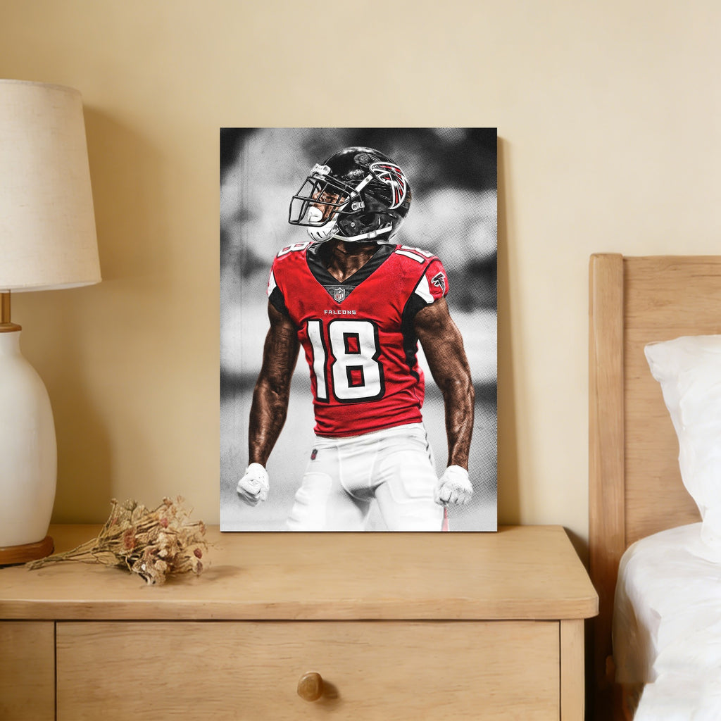 Calvin Ridley Art Sports Decorative Poster School Dormitory 9 Canvas Wall Art Poster Decor Gift
