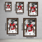 Calvin Ridley Art Sports Decorative Poster School Dormitory 9 Canvas Wall Art Poster Decor Gift