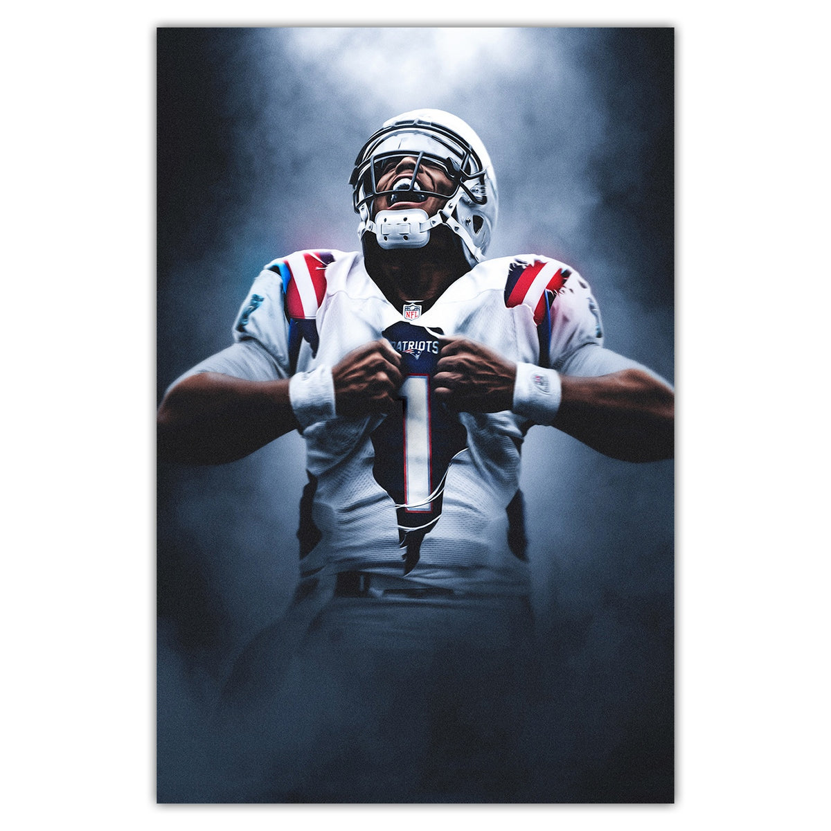 Cam Newton Art Sports Decorative Poster School Dormitory 7 Canvas Wall Art Poster Decor Gift