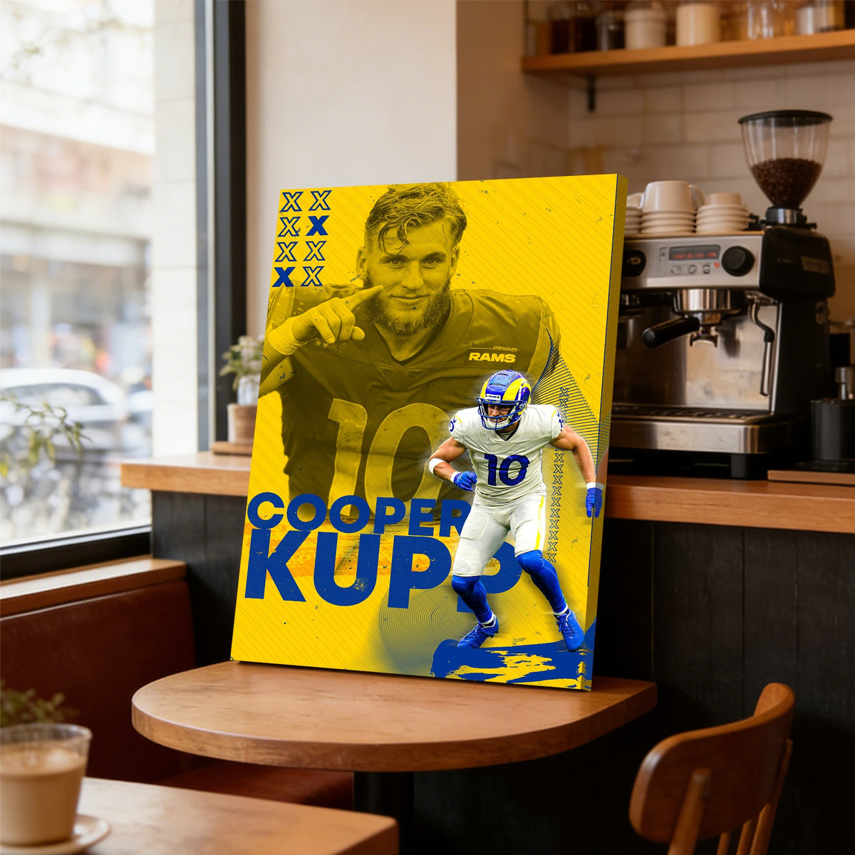 Cooper Kupp Sports Decoration Poster 4 Canvas Wall Art Poster Decor Gift