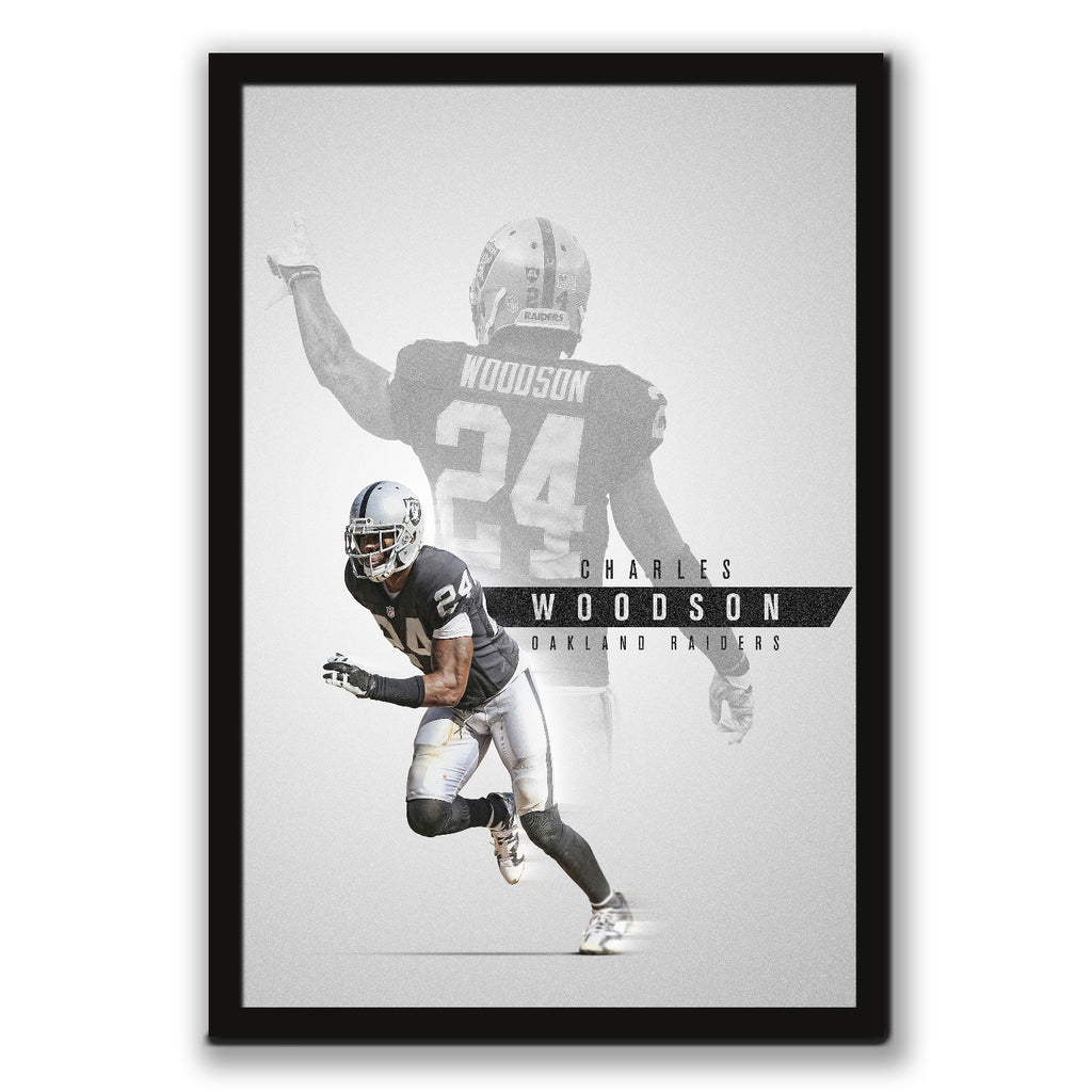 Charles Woodson Celebrity Sports Art Poster School Dining Room Decoration 6 Canvas Wall Art Poster Decor Gift