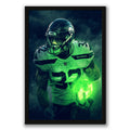 Chris Carson Art Sports Decorative Poster School Dormitory 3 Canvas Wall Art Poster Decor Gift