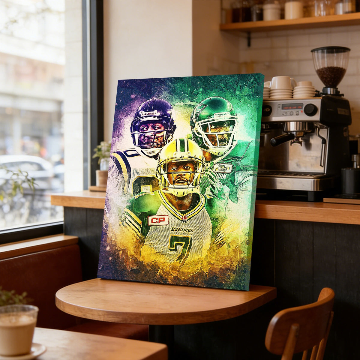 Cris Carter Duron Carter Kenny Stafford Art Sports Decorative Poster School Dormitory 4 Canvas Wall Art Poster Decor Gift