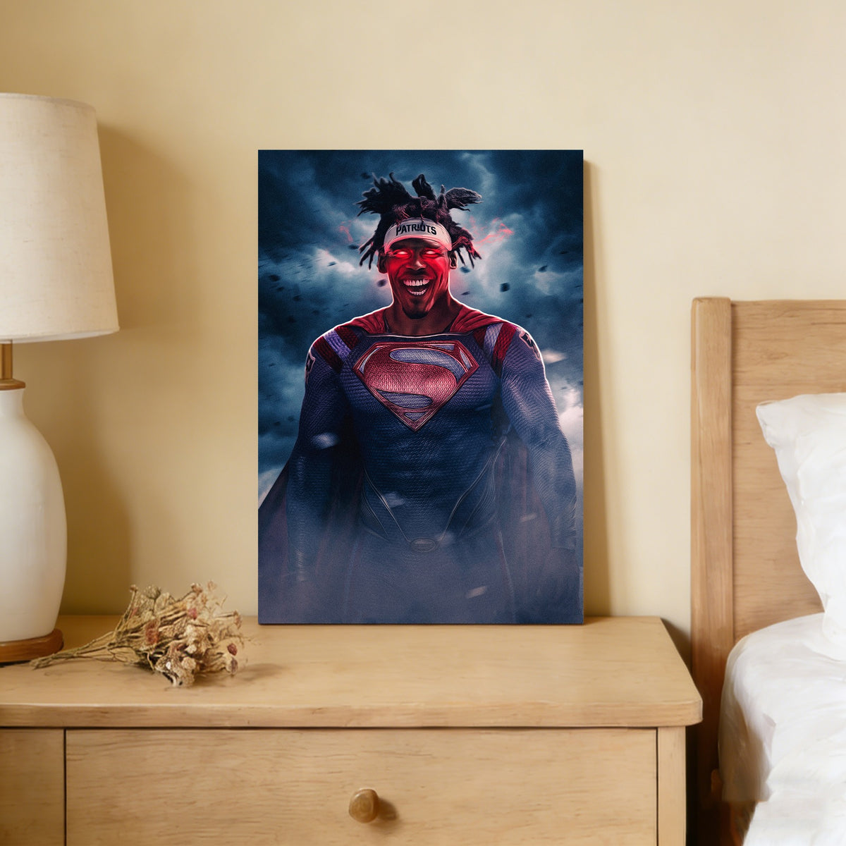 Cam Newton Art Sports Decorative Poster School Dormitory 4 Canvas Wall Art Poster Decor Gift