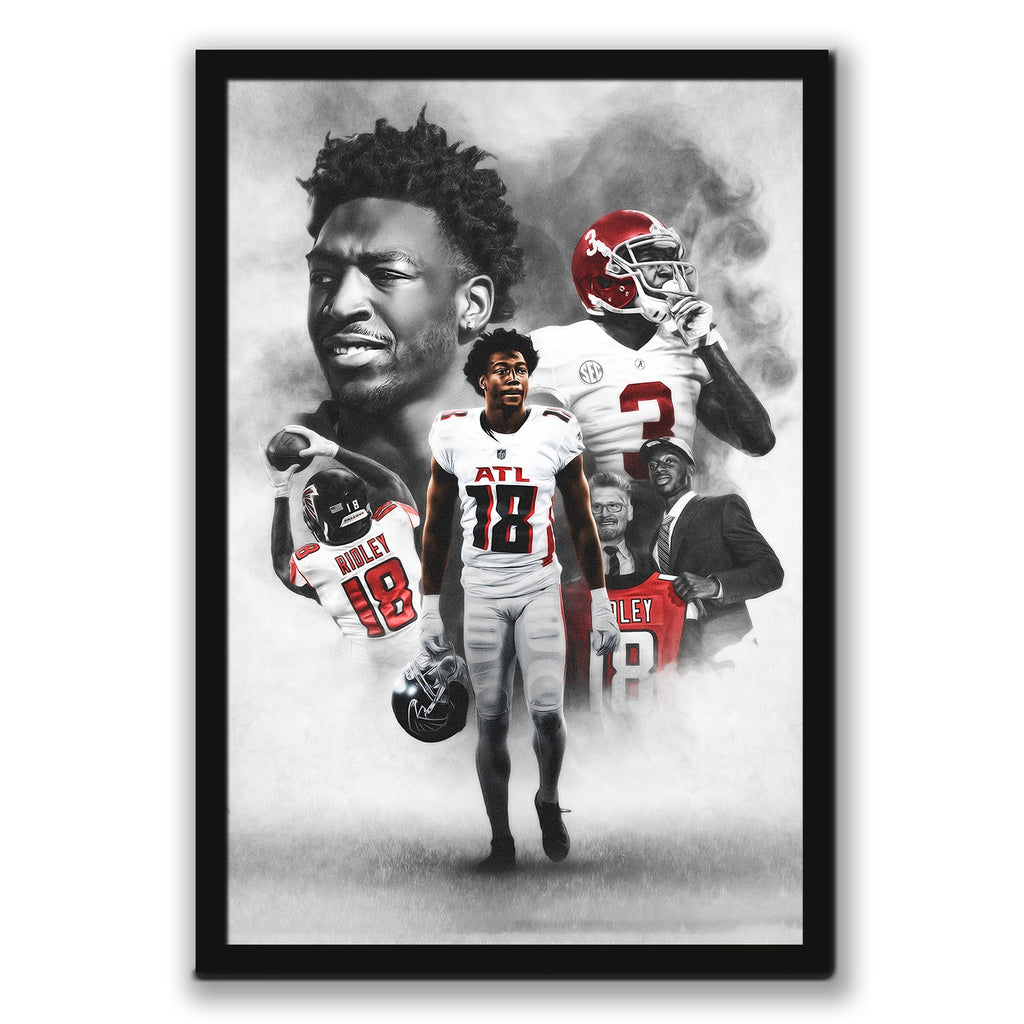 Calvin Ridley Art Sports Decorative Poster School Dormitory 8 Canvas Wall Art Poster Decor Gift