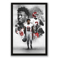 Calvin Ridley Art Sports Decorative Poster School Dormitory 8 Canvas Wall Art Poster Decor Gift