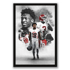 Calvin Ridley Art Sports Decorative Poster School Dormitory 8 Canvas Wall Art Poster Decor Gift