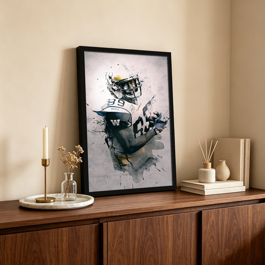Clarence Denmark Art Sports Decorative Poster School Dormitory 7 Canvas Wall Art Poster Decor Gift