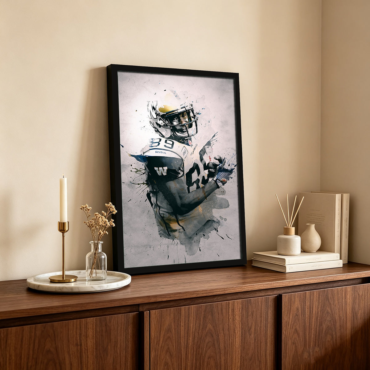 Clarence Denmark Art Sports Decorative Poster School Dormitory 7 Canvas Wall Art Poster Decor Gift