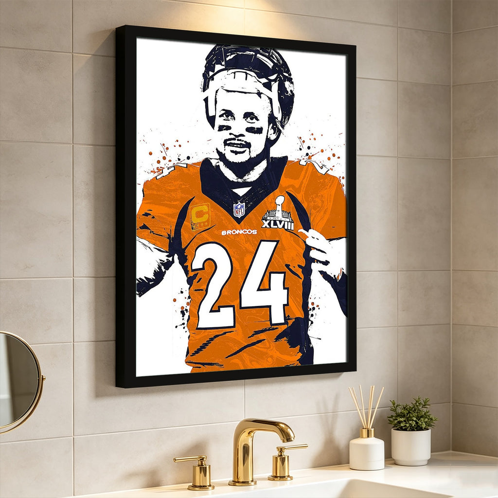 Champ Bailey Celebrity Sports Art Poster School Dining Room Decoration 1 Canvas Wall Art Poster Decor Gift