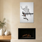 Charles Woodson Celebrity Sports Art Poster School Dining Room Decoration 6 Canvas Wall Art Poster Decor Gift