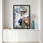 Dak Prescott Celebrity Sports Art Poster School Dining Room Decoration 0 Canvas Wall Art Poster Decor Gift