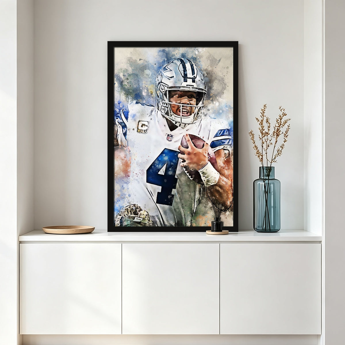 Dak Prescott Celebrity Sports Art Poster School Dining Room Decoration 0 Canvas Wall Art Poster Decor Gift
