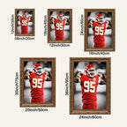 Chris Jones Art Sports Decorative Poster School Dormitory 7 Canvas Wall Art Poster Decor Gift