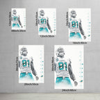 Cameron Wake Celebrity Sports Art Poster School Dining Room Decoration 0 Canvas Wall Art Poster Decor Gift