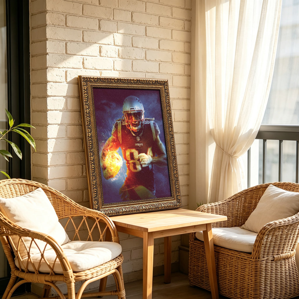 Cordarrelle Patterson Art Sports Decorative Poster School Dormitory 6 Canvas Wall Art Poster Decor Gift