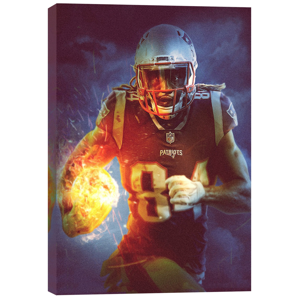 Cordarrelle Patterson Art Sports Decorative Poster School Dormitory 6 Canvas Wall Art Poster Decor Gift